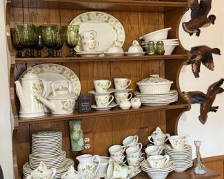Huge collection of Poppytrail china by Metlox, Calif