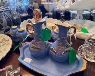 Oil and Vinegar set with Salt Pepper from Japan