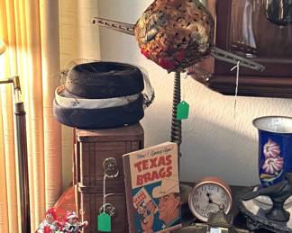 Vintage Hats featuring a Feather Hat by Miss Sally Victor, New York