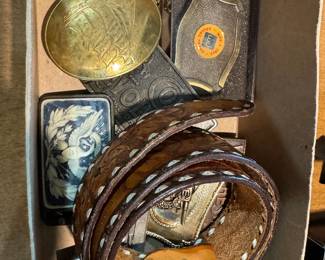 Collection of belt buckles
