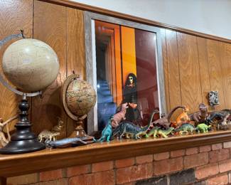 World Globes, Original Photography and Dinosaurs