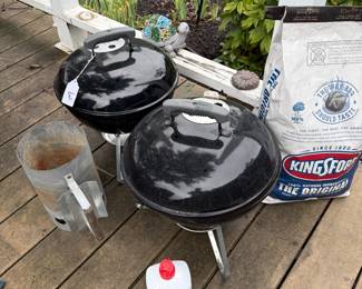 Weber grills, one new