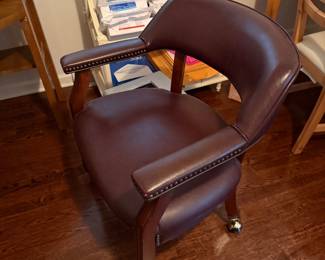 Chair on rollers
