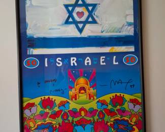 Signed Peter Max Poster  $600