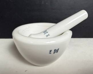Coors USA 522-00 Porcelain Mortar and Pestle Set
