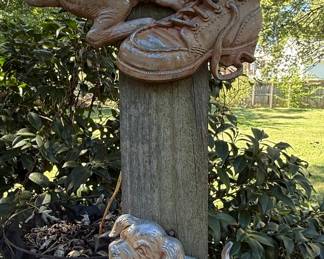 Vintage Sexton Puppy and Shoe Wall Plaques