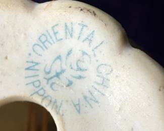 Nippon Oriental China Hat Pin Holder