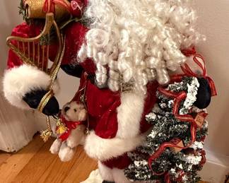 Decorative Santa Claus Figure with Accessories