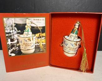 Lenox Celebrate 2000 Champagne Bucket Ornament