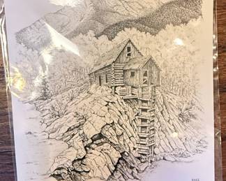 Ross Kirkham Old Crystal Mill Art Print