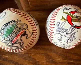 Tennessee Smokies & Minor League Autographed Balls