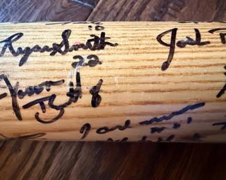 2000 Capital City Bombers Team Signed Bat