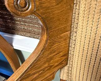 Eastlake Style Oak Armchair