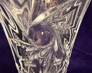 Bohemian Crystal Cut Glass Vases