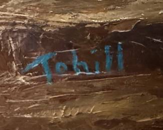 Tohill Style Seascape Oil Painting