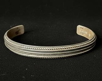 Sterling Silver Child's Cuff Bracelet