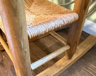 Child's Ladder Back Rocking Chair Style