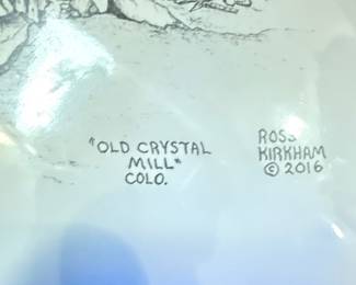 Ross Kirkham Old Crystal Mill Art Print