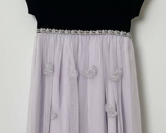 Jenny & Annie Dots Girls Velvet Party Dress