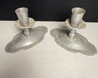 Everlast Hand Forged Aluminum Chambersticks