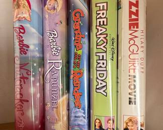 Collection of 5 Vintage Children's VHS Tapes