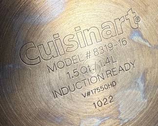 Cuisinart 8319-16 Stainless Steel Saucepan Set