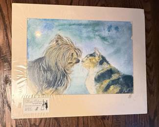 Sallie Macy Pet Portrait Watercolor Painting