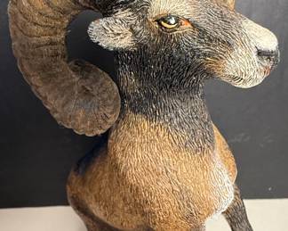 Gene W. 1972 Bighorn Ram Sculpture