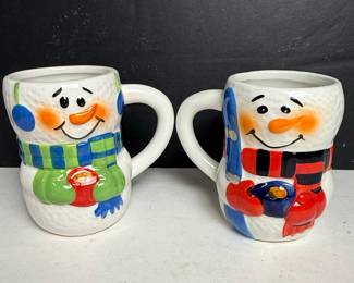Bay Island Inc. 2007 S'mores Snowman Mug Set
