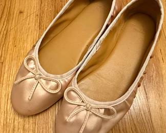 Sezane Satin Ballet Flats