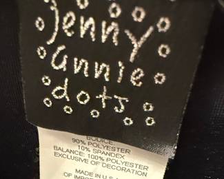 Jenny & Annie Dots Girls Velvet Party Dress