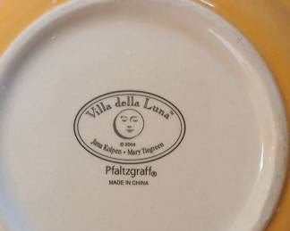 Pfaltzgraff Villa della Luna Yellow Ceramic Bowl
