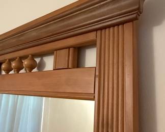 Broyhill Fontana Style Pine Dresser with Mirror