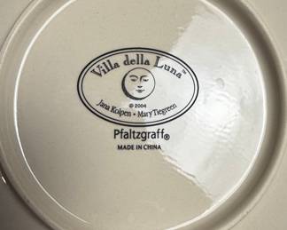 Pfaltzgraff Villa della Luna Dancing Moon Plate