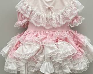 Lid'l Dolly's Pink Ruffled Toddler Dress