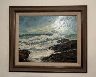 Tohill Style Seascape Oil Painting