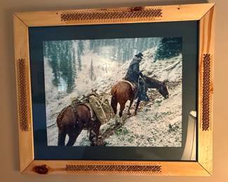 Home Interiors Style Cowboy Print