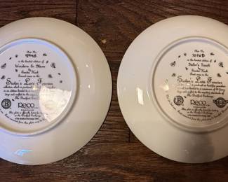 Sandra Kuck 'Sister's Love Forever' Plates (Set of 2)