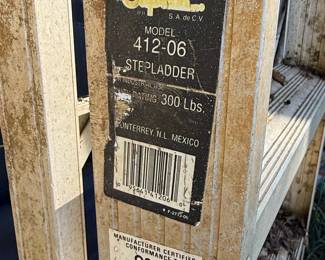 Cuprum 412-06 Aluminum Stepladder