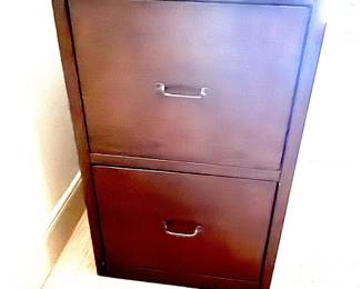 Wood file cabinet