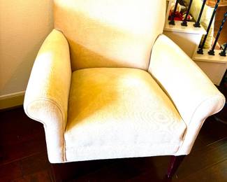 Butter yellow arm chair