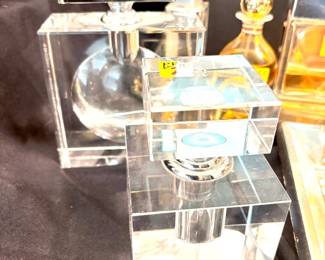 Crystal perfume bottles