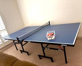 New JOOLA rolling ping pong table