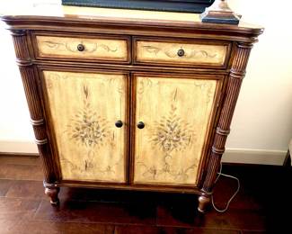 Painted accent cabinet