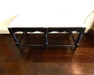 Ebony wood scalloped edge bem