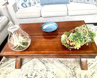 Three way folding coffee table