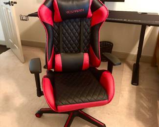 Racing style gaming chair
