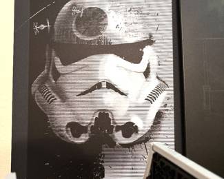 Star Wars metal wall art