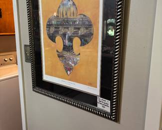 Fleur de lis Painting from Natchitoches Christmas Festival