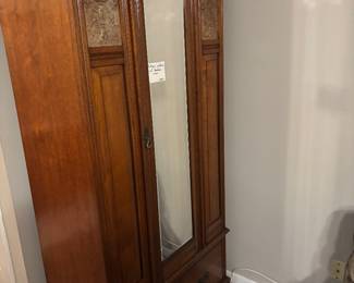 Beautiful 7’ Tall Antique Wardrobe